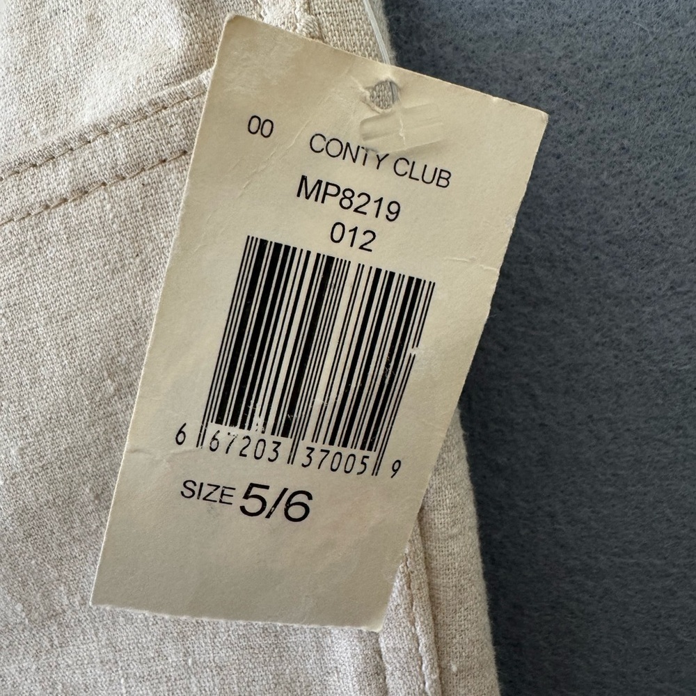 XOXO Jeans Y2K Linen Blend Bootcut Pants Size 5/6 NWT - Picture 8 of 15